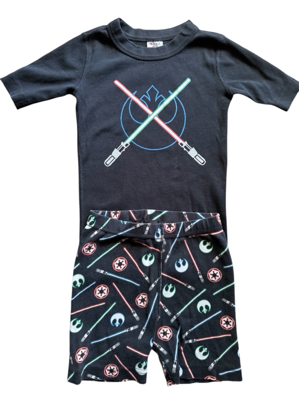 Star Wars Hanna Andersson Pajama set shorts Size 6-7